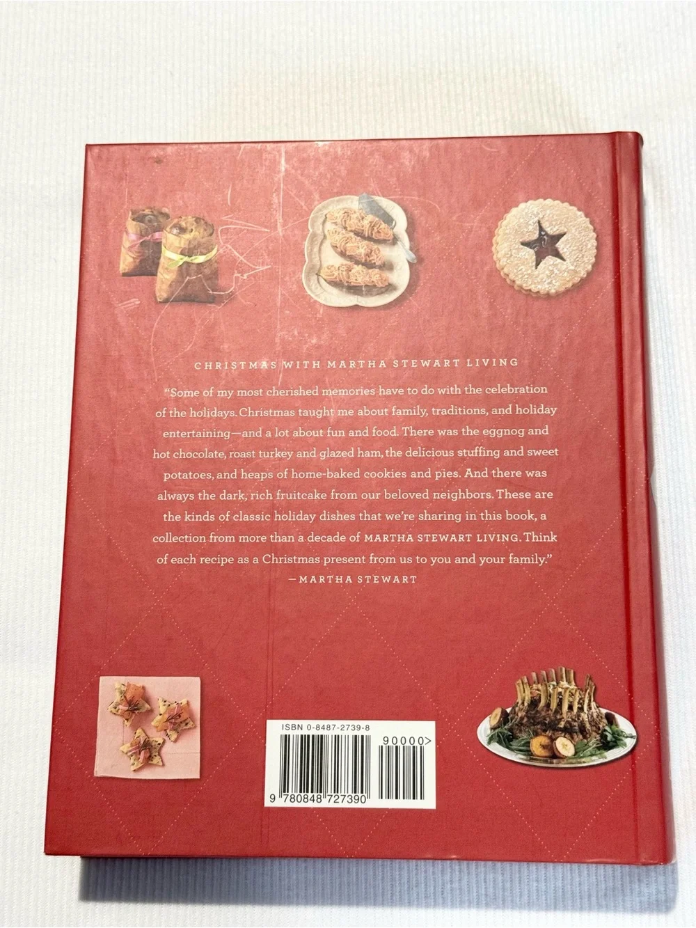 Lot Of 2 Martha Stewart Cookbooks Christmas/Dinner